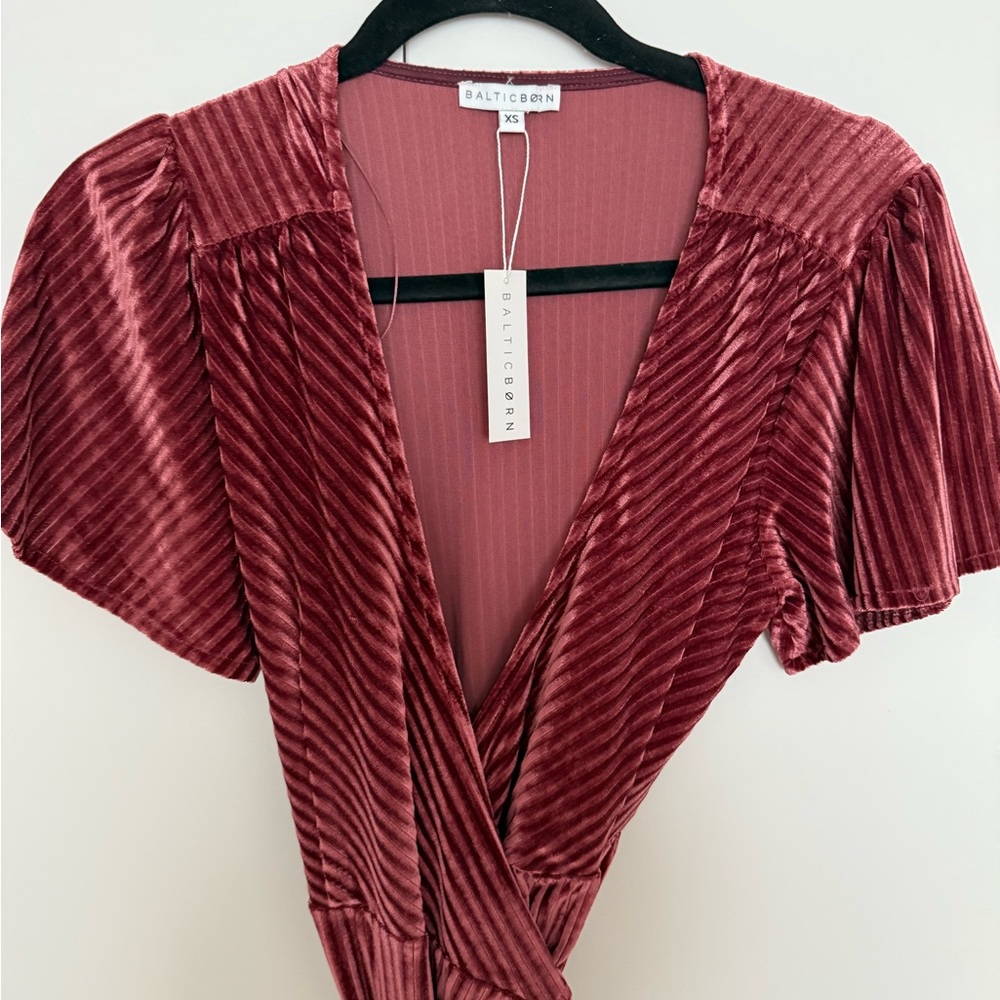 Baltic Born Deep Red Maxi Dress
